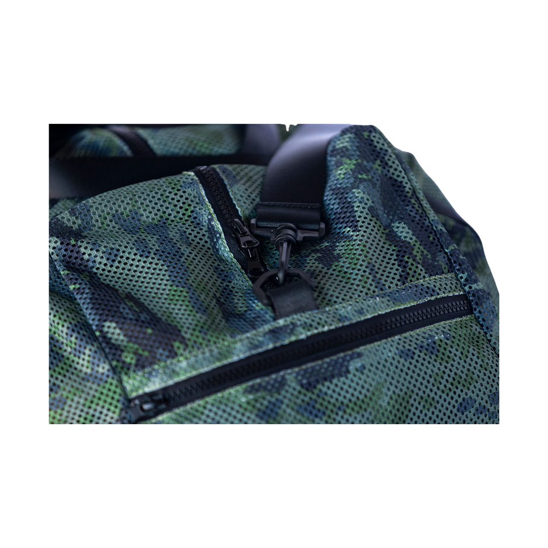 Army Green Mesh Duffle Bag