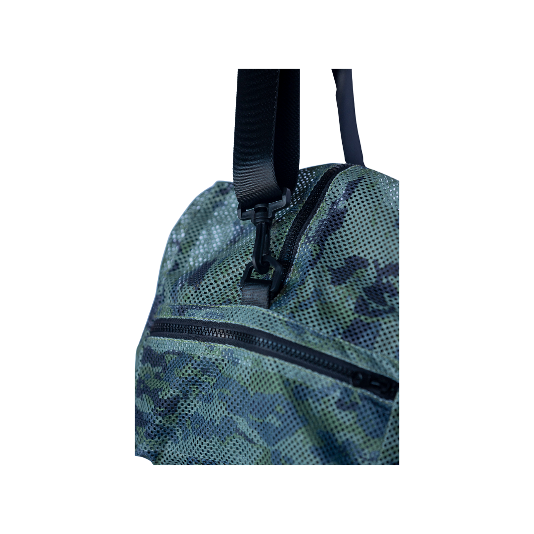 Army Green Mesh Duffle Bag