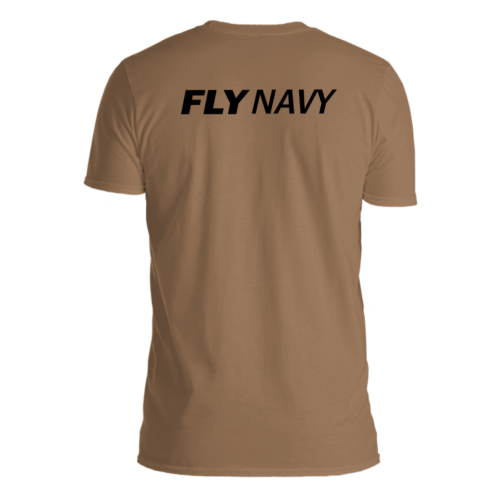 723 SQN T-Shirt FLY NAVY - Back Print Only