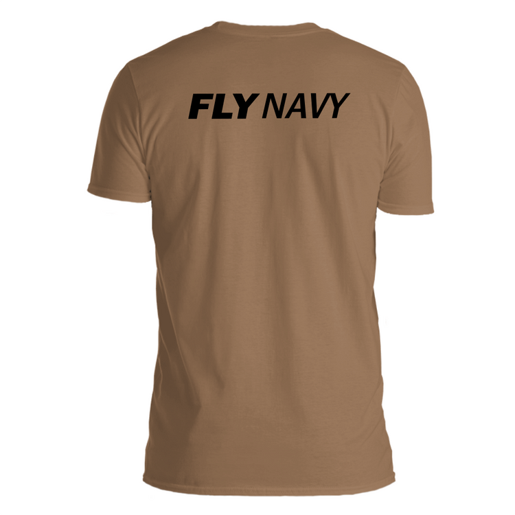 723 SQN T-Shirt FLY NAVY - Back Print Only - BL TAC