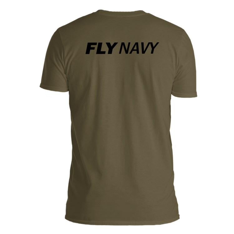 723 SQN T-Shirt FLY NAVY - Back Print Only - BL TAC