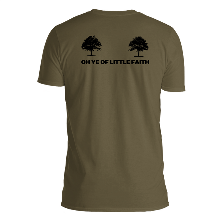 723 SQN T-Shirt OH YE OF LITTLE FAITH - Back Print Only - BL TAC