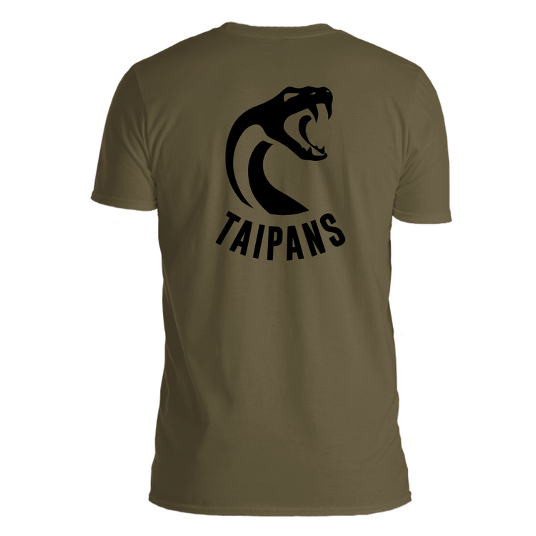 723 SQN T-Shirt TAIPANS - Back Print Only - BL TAC