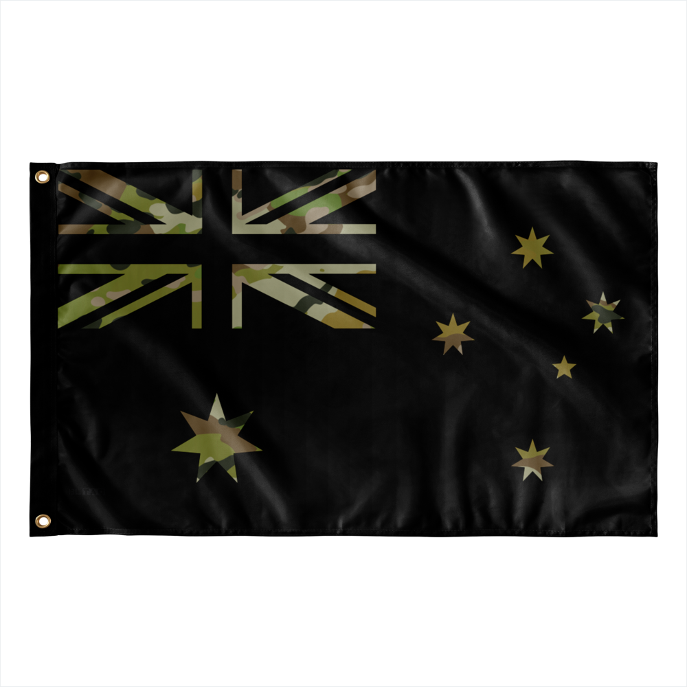 Australian Flag - AMC on Black
