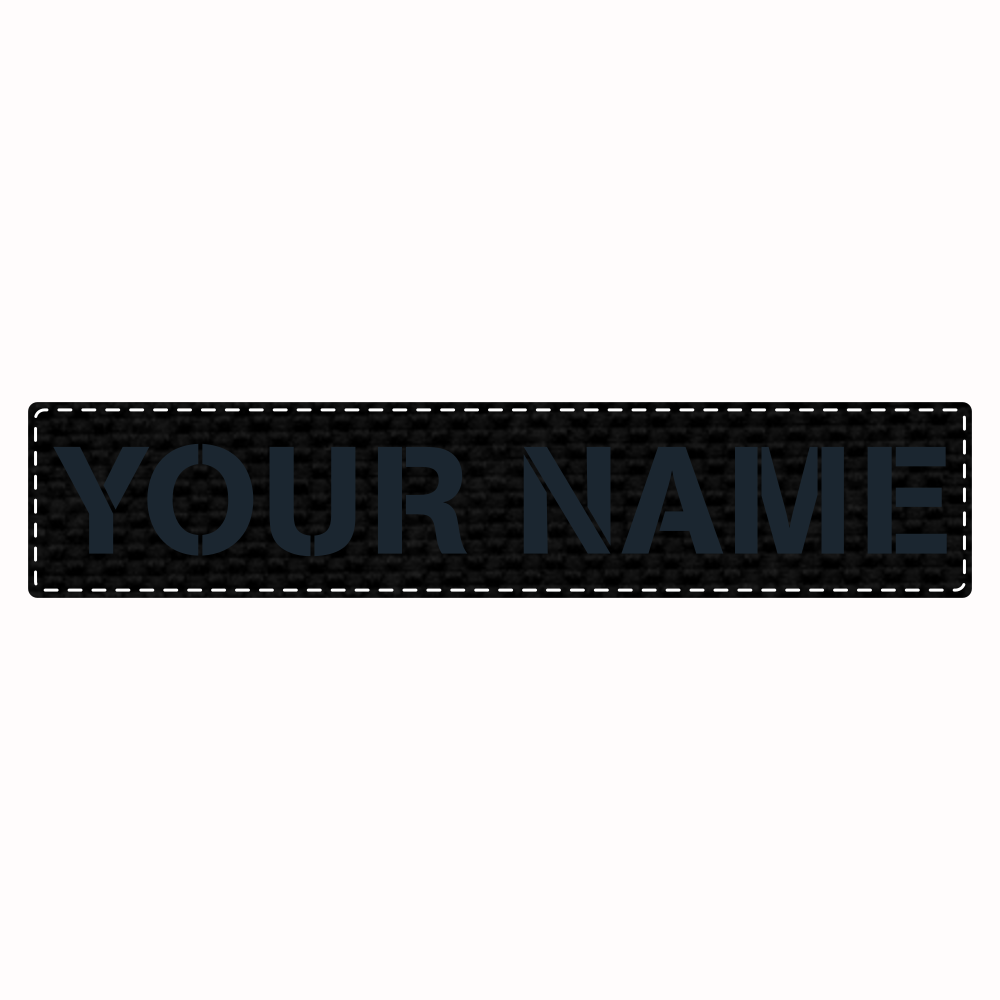 Customised Laser-cut Name Patch - 140x25mm