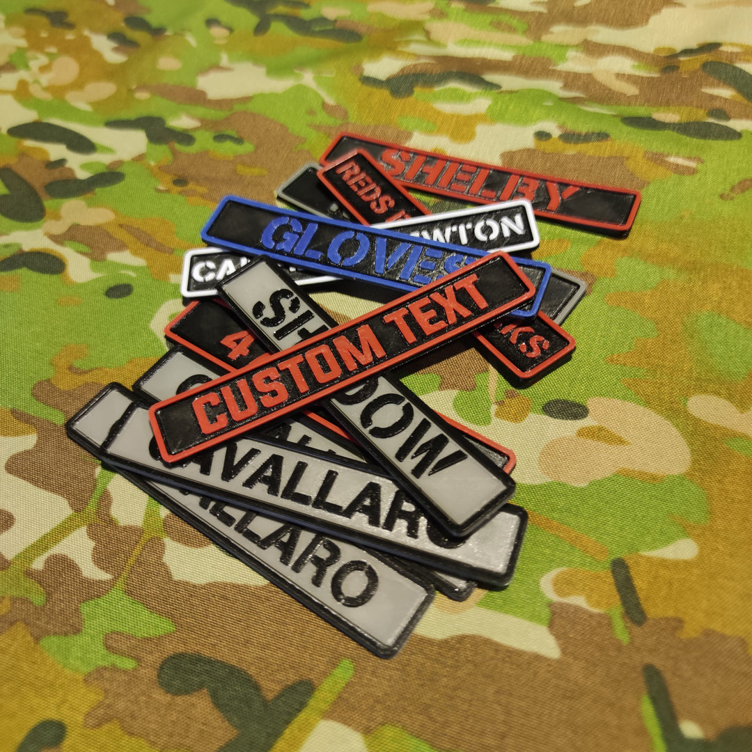 Customised Flexible Name Patch
