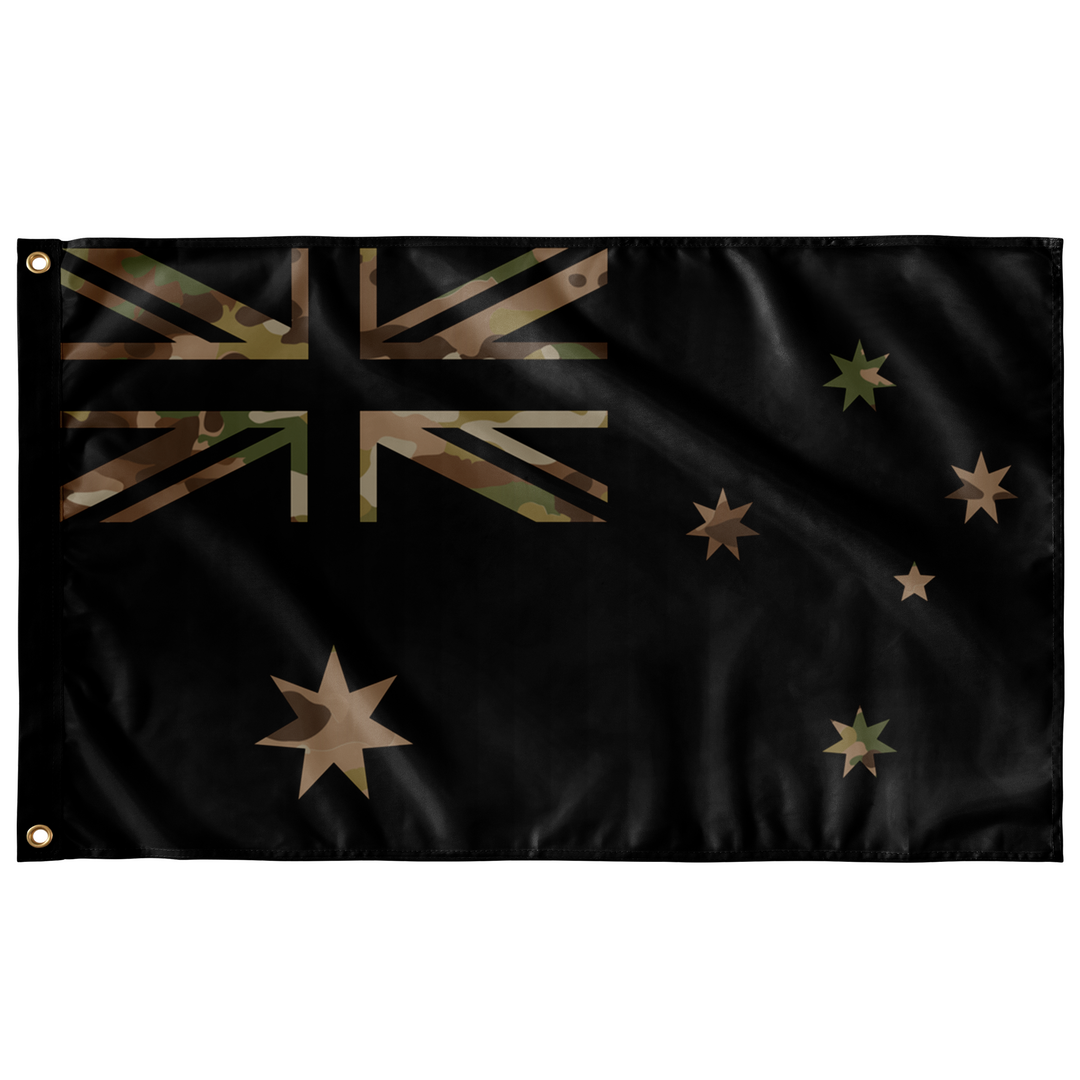 Australian Flag - MC on Black