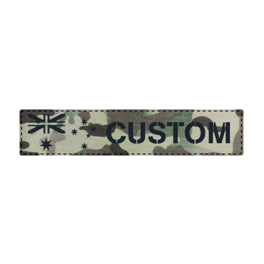 Customised Name Patch FLAG - Laser Cut IR