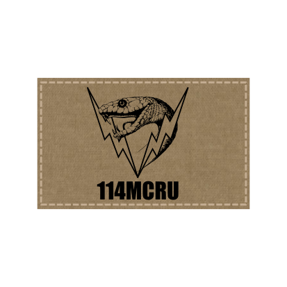 114MCRU Printed Unit Patch