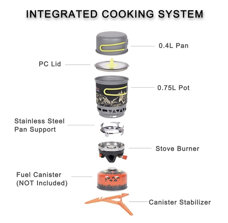 APG Gas Cooking System - Bearded Lion