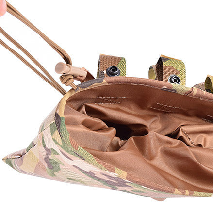 Folding Dump Pouch - Bearded Lion