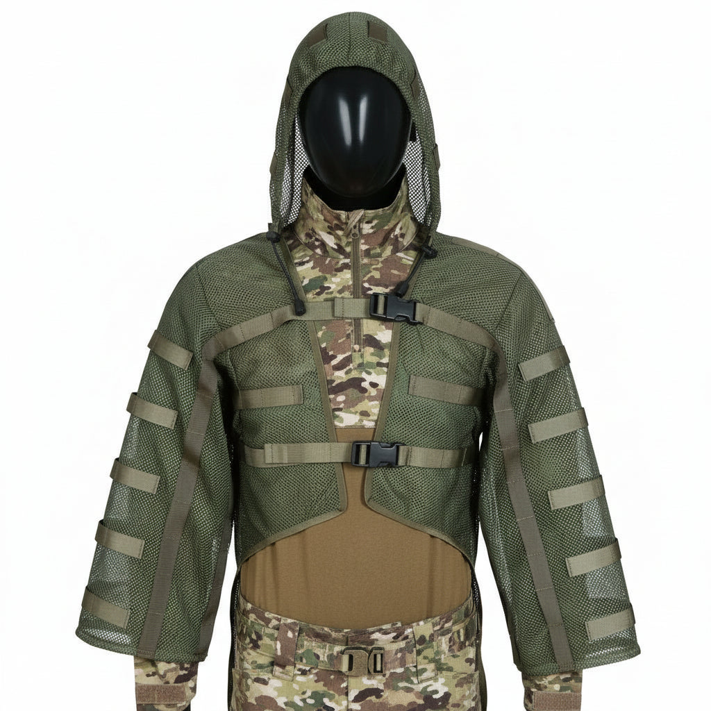 Half Length DIY Ghillie Suit Foundation - Bearded Lion